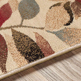 Damali Scandi Modern Dark Red Rug - Image 3