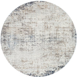 Alix Abstract Modern Marble Blue/Ivory Rug