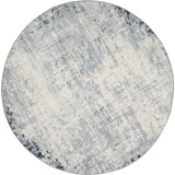 Alix Modern Marble Dark Blue Rug