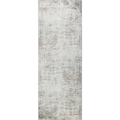 Alix Abstract Modern Marble Dark Brown Rug - Image 1