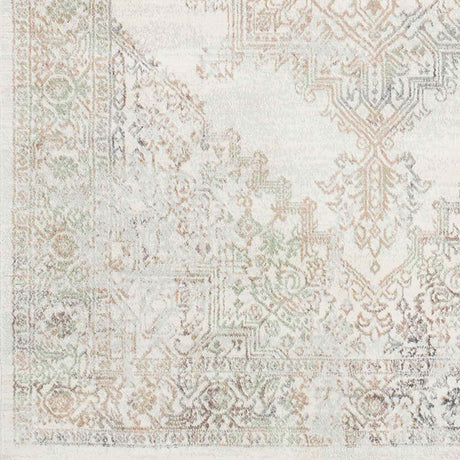 Ceren Vintage Oriental Boho Light Brown/Medium Grey Rug - Image 6