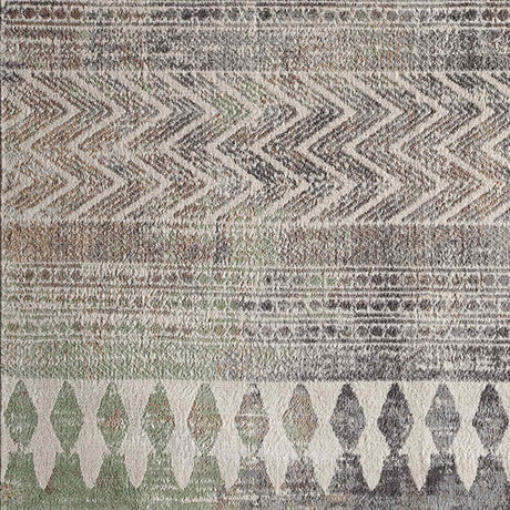 Louna Scandi Geometric Dark Grey Rug - Image 5