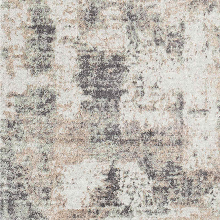 Topaz Abstract Modern Marble Light Brown/Charcoal Rug