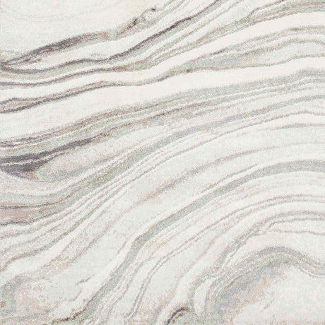 Lilac Scandi Modern Light Grey Rug - Image 6