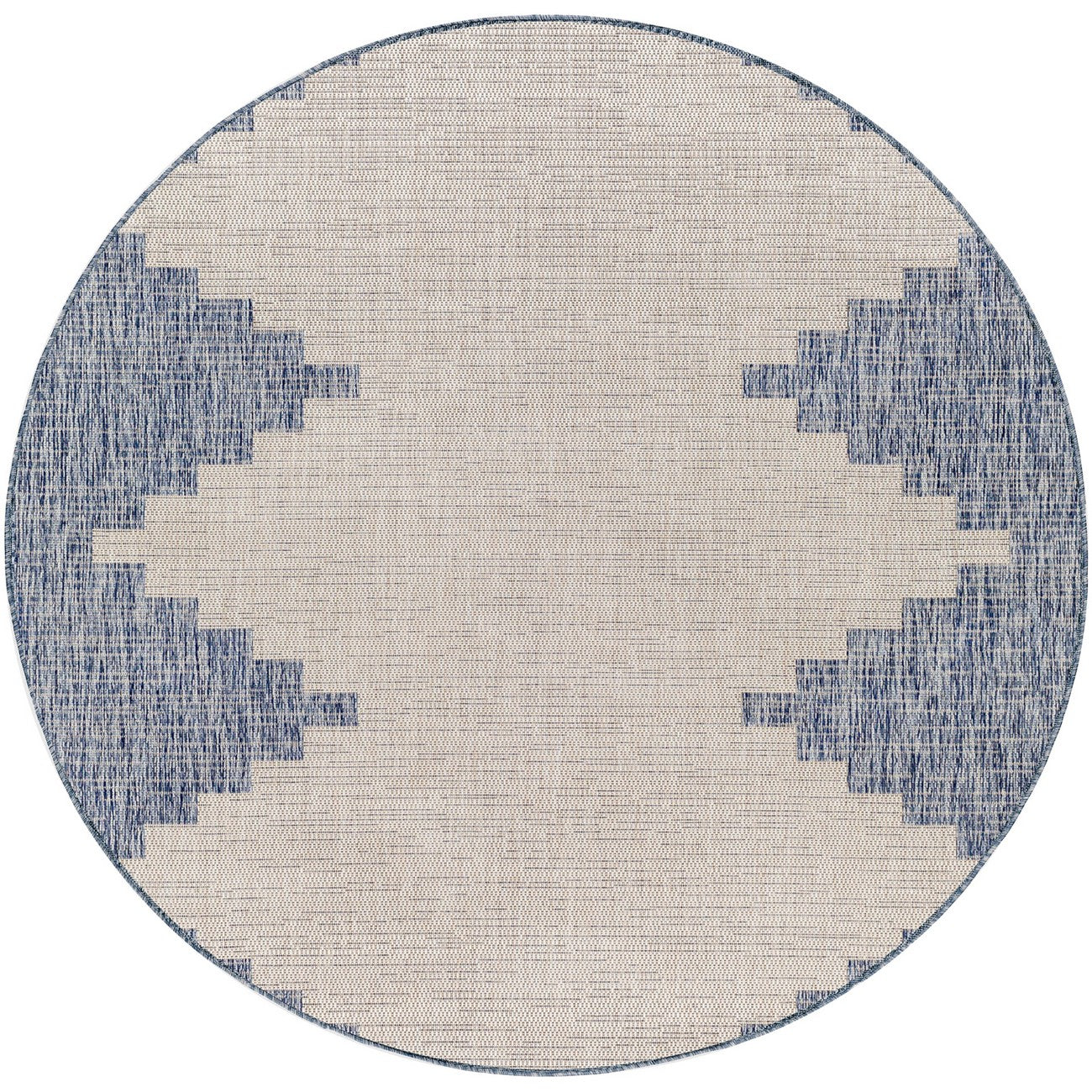 RUBAL Indoor & Outdoor Global Denim Area Rug Flat