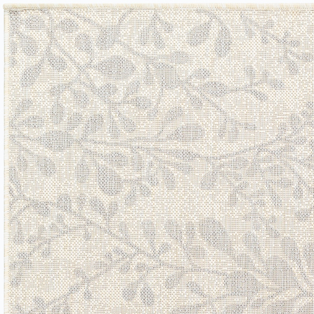 MOLLY Indoor & Outdoor Cottage Light Grey/Beige Area Rug Zoom