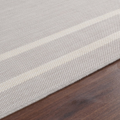 MARY Indoor & Outdoor Modern Light Grey/Ivory Area Rug Texture