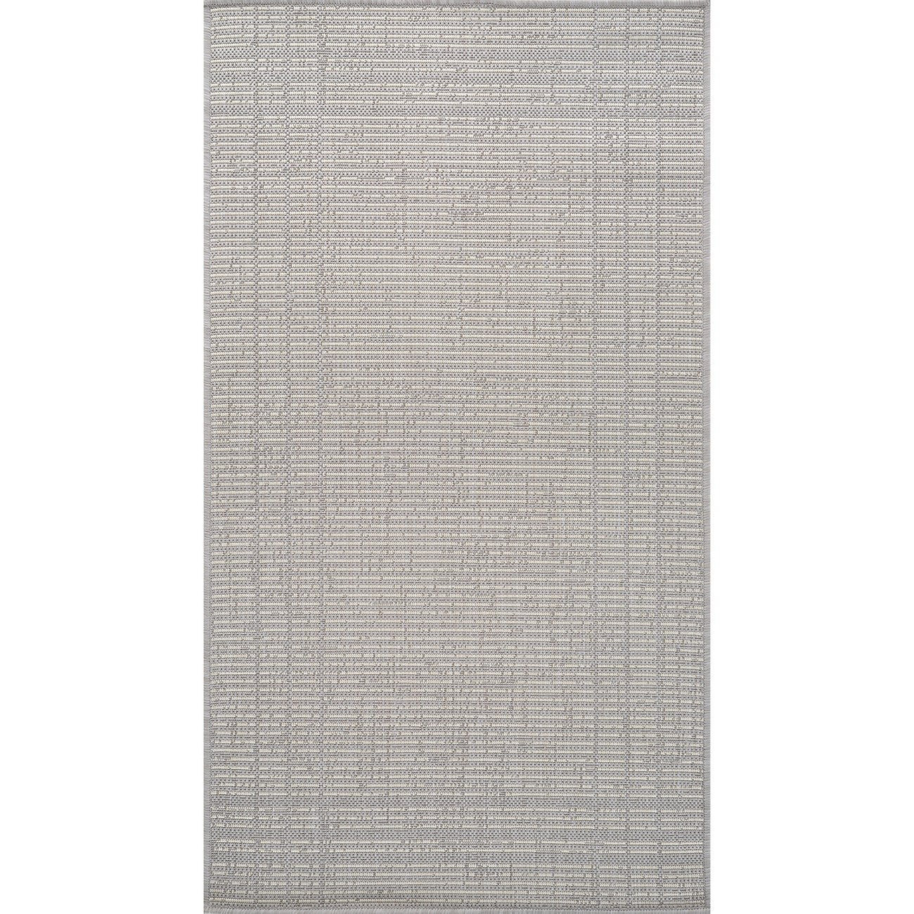 KASSIE Indoor & Outdoor Modern Light Grey/Beige Area Rug Flat