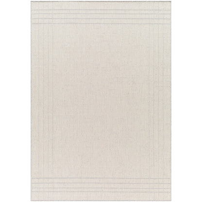 KASSIE Indoor & Outdoor Modern Light Grey/Beige Area Rug Flat