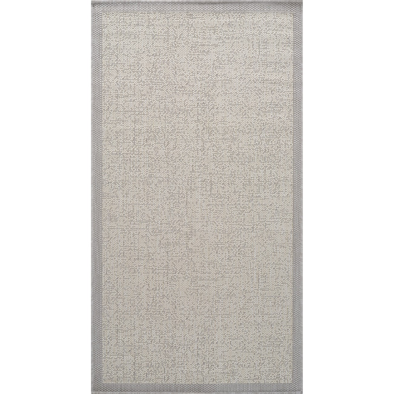 JODY Modern Light Grey/Ivory Area Rug Flat