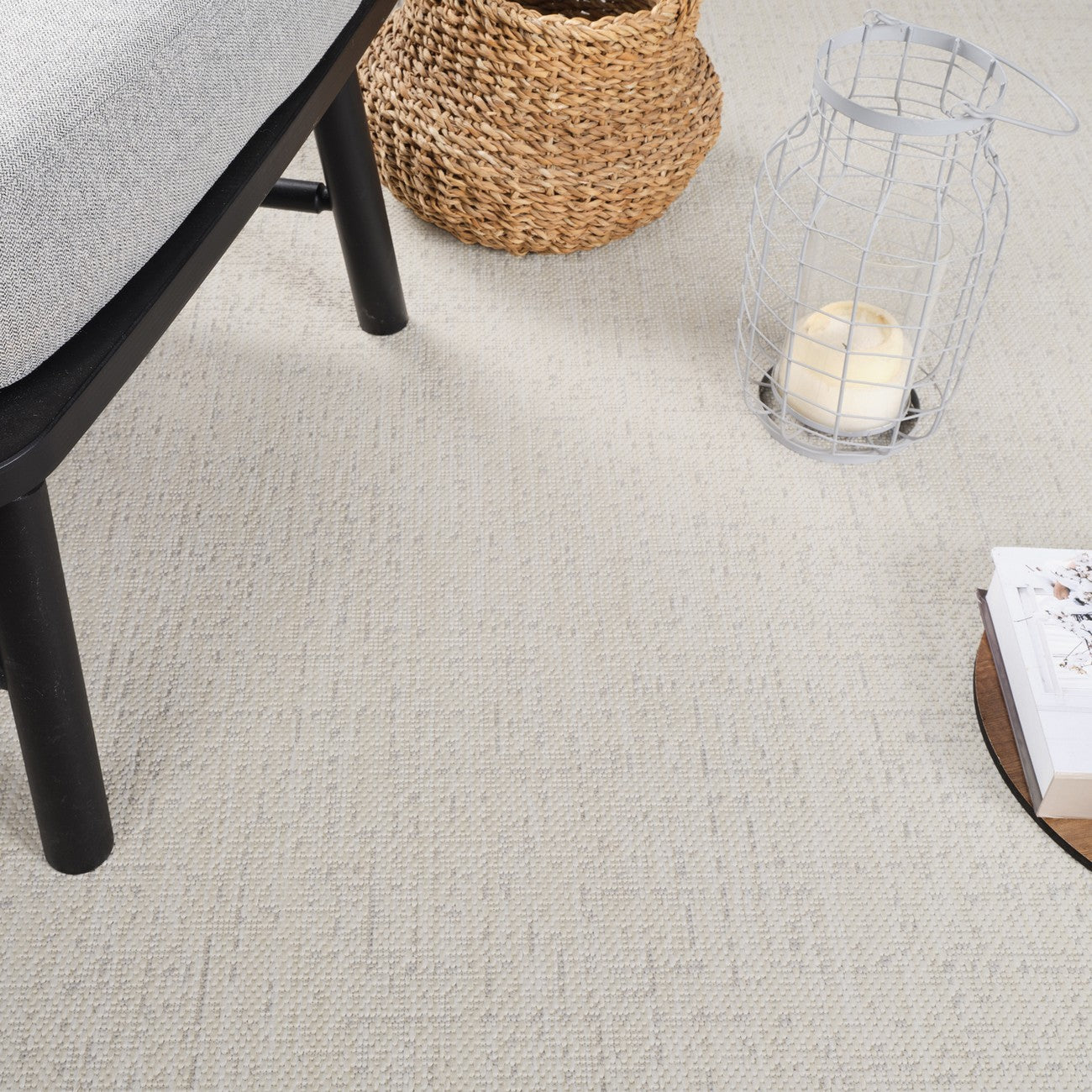 JODY Modern Light Grey/Ivory Area Rug Swatch