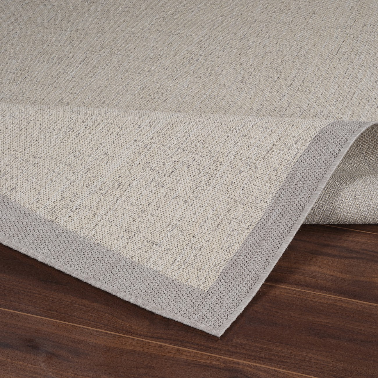 JODY Modern Light Grey/Ivory Area Rug Fold