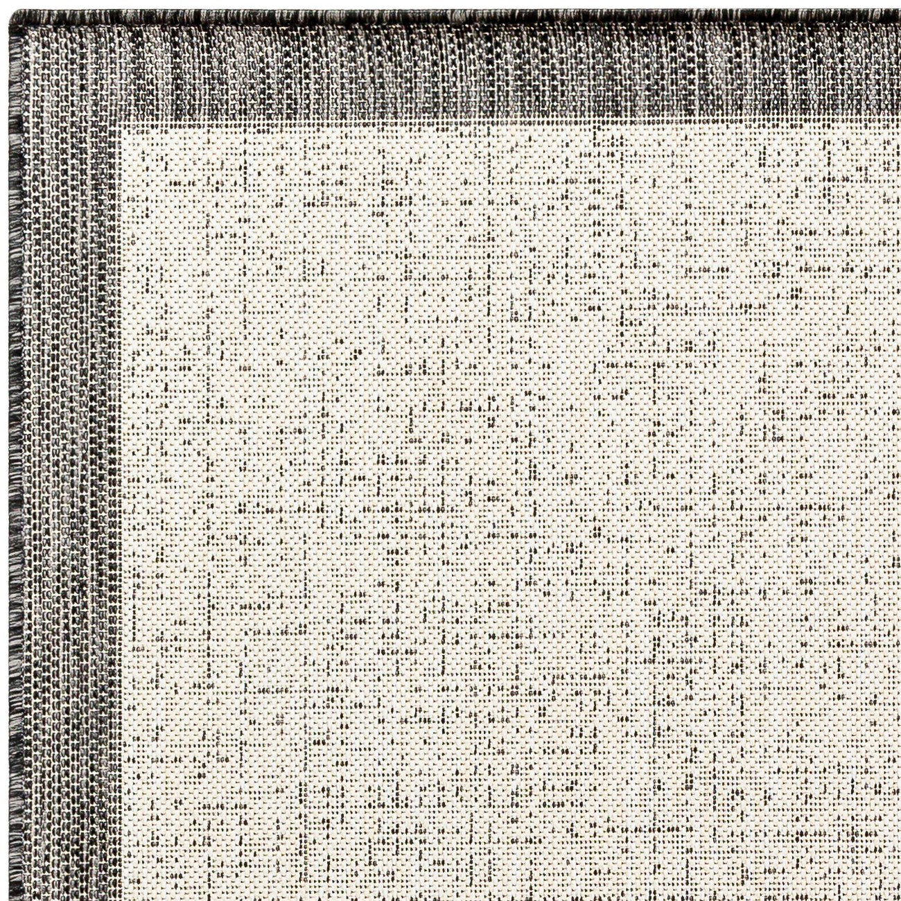 JODY Indoor & Outdoor Modern Black/Ivory Area Rug Zoom