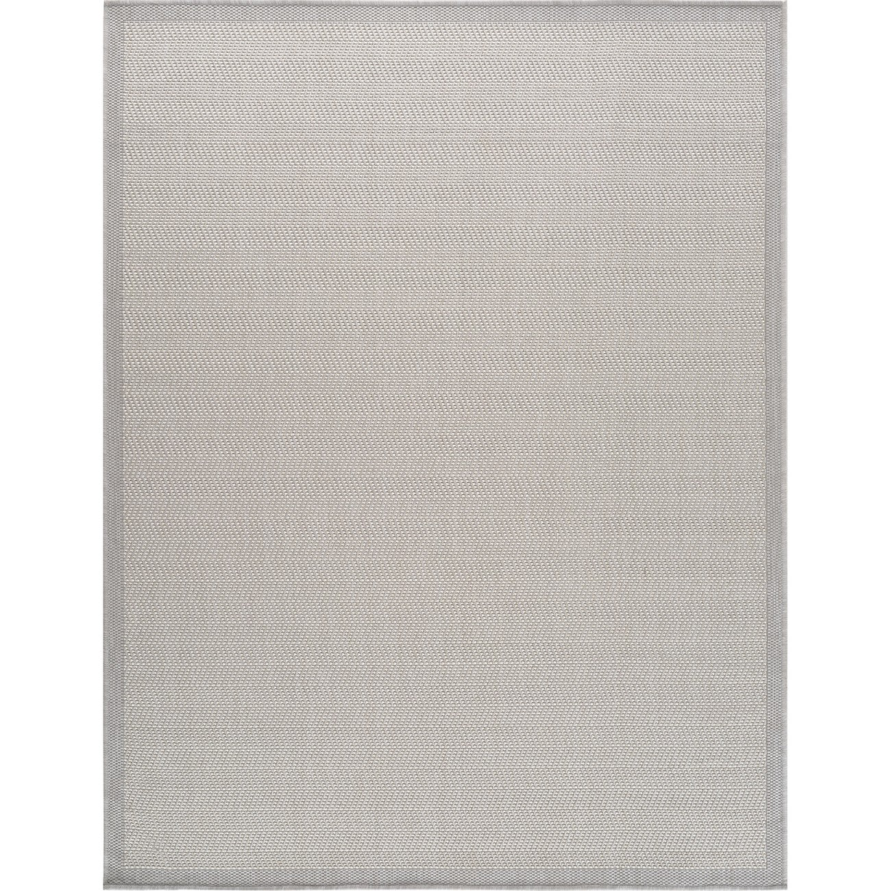 TONIE Indoor & Outdoor Modern Light Grey/Ivory Area Rug Flat