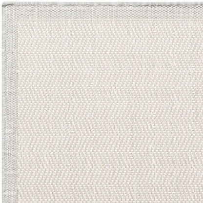 TONIE Indoor & Outdoor Modern Light Grey/Ivory Area Rug Zoom