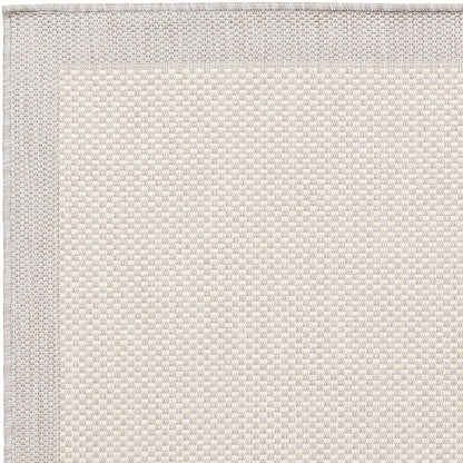 KACEY Indoor & Outdoor Modern Light Grey/Cream Area Rug Zoom