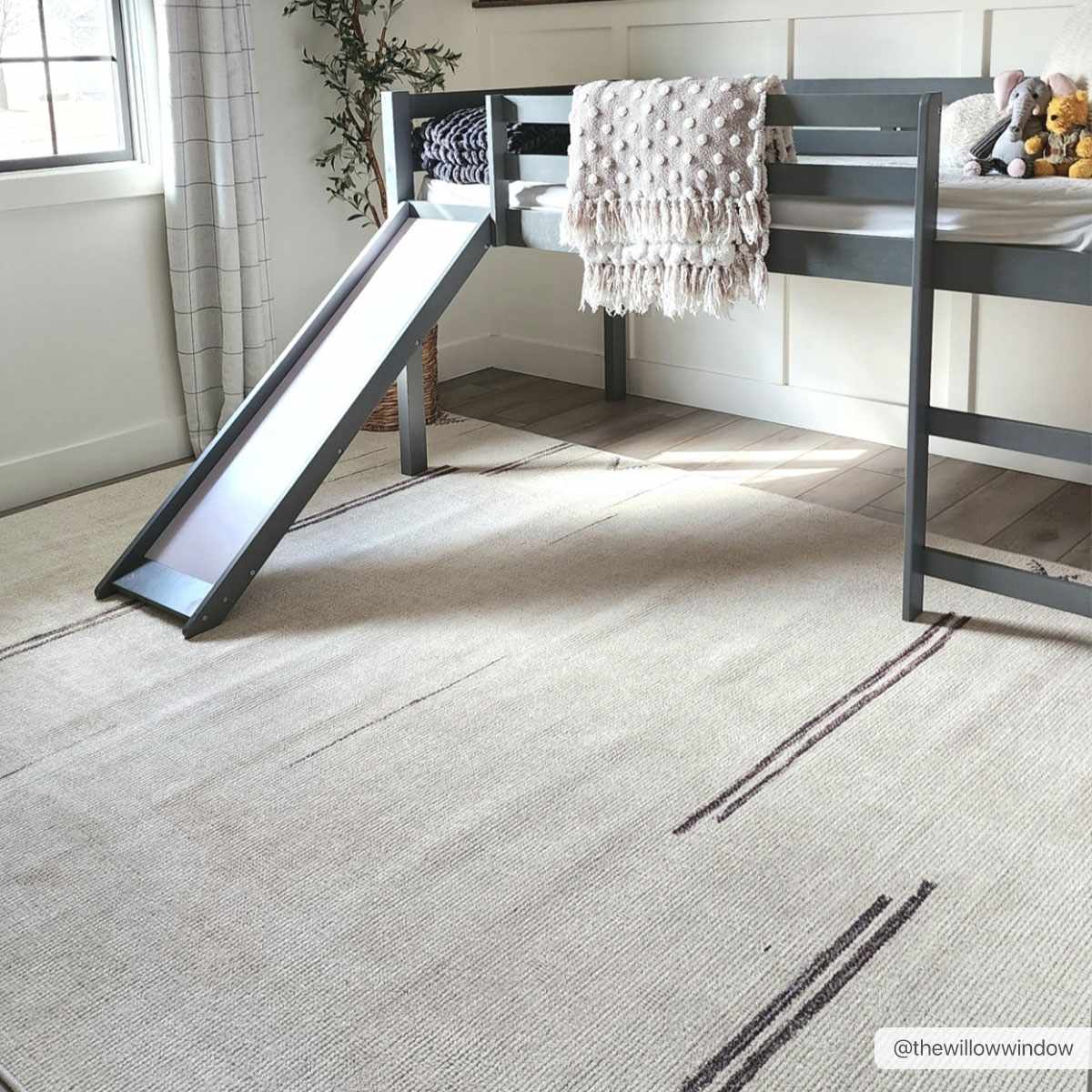 DEVIKA Becki Owens x Livabliss Global Scandi Beige/Dark Brown Area Rug