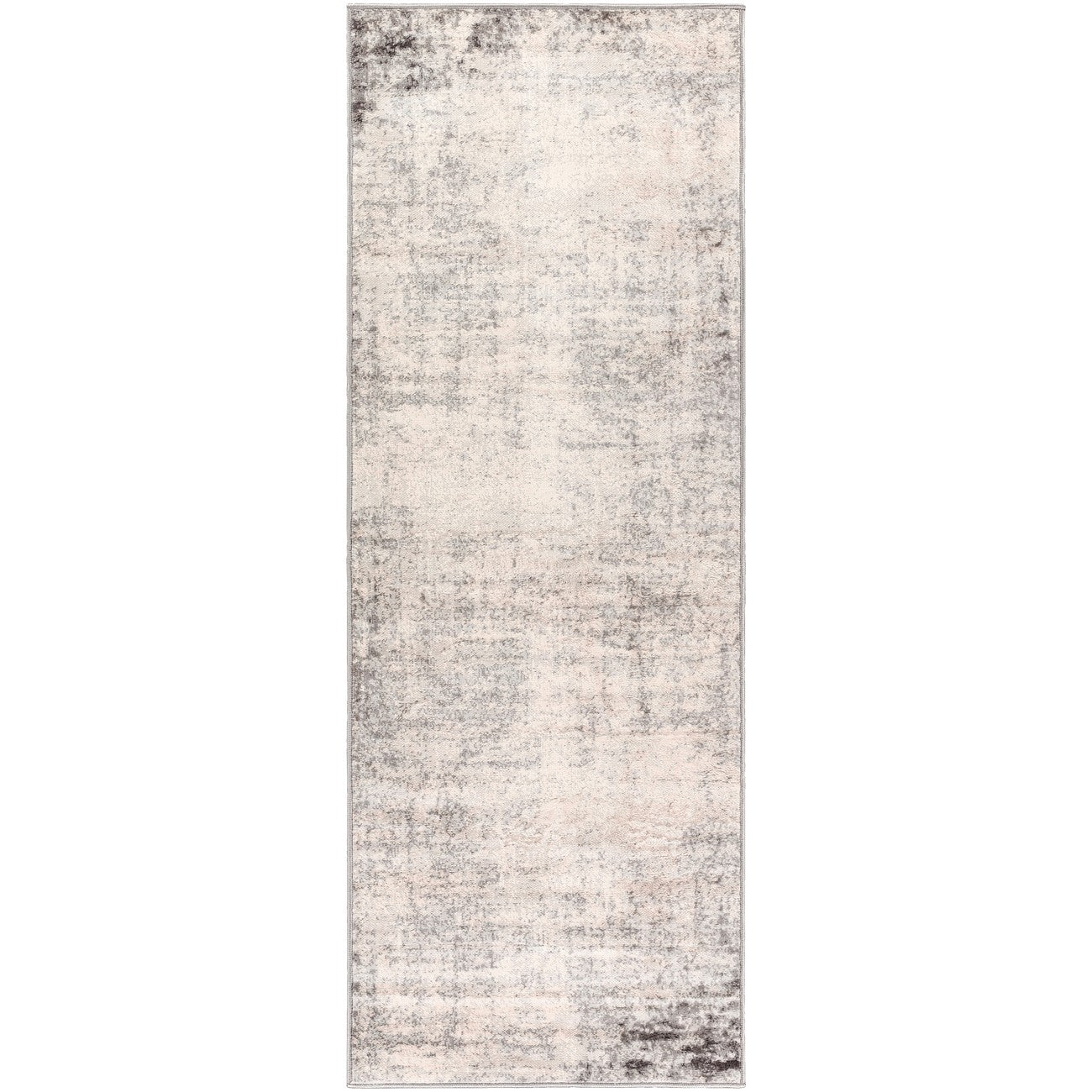 ALIX Abstract Modern Marble Charcoal Area Rug Flat