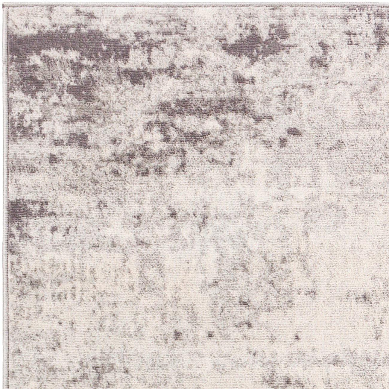 ALIX Abstract Modern Marble Charcoal Area Rug Zoom