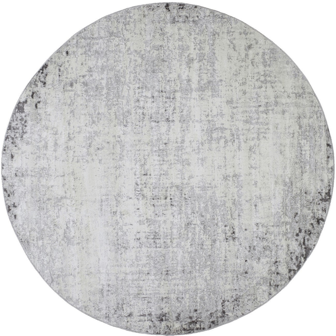 ALIX Abstract Modern Marble Charcoal Area Rug Flat