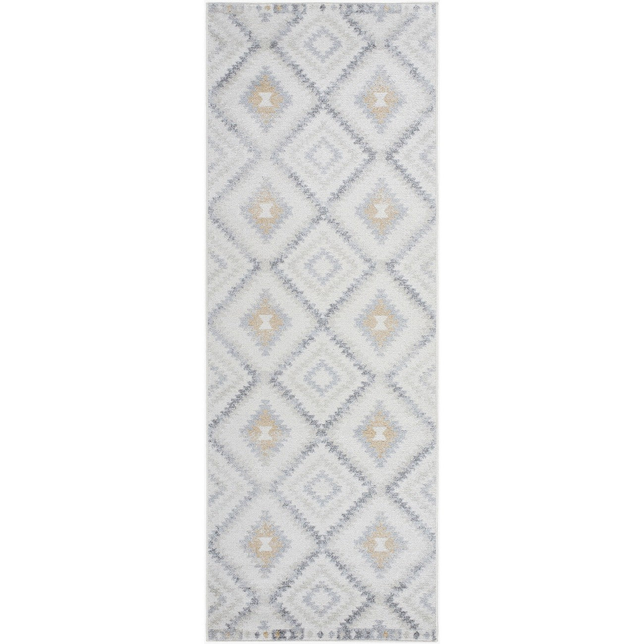 SADIE Scandi Rustic Medium Grey Area Rug Flat