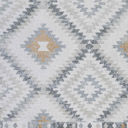 SADIE Scandi Rustic Medium Grey Area Rug Swatch