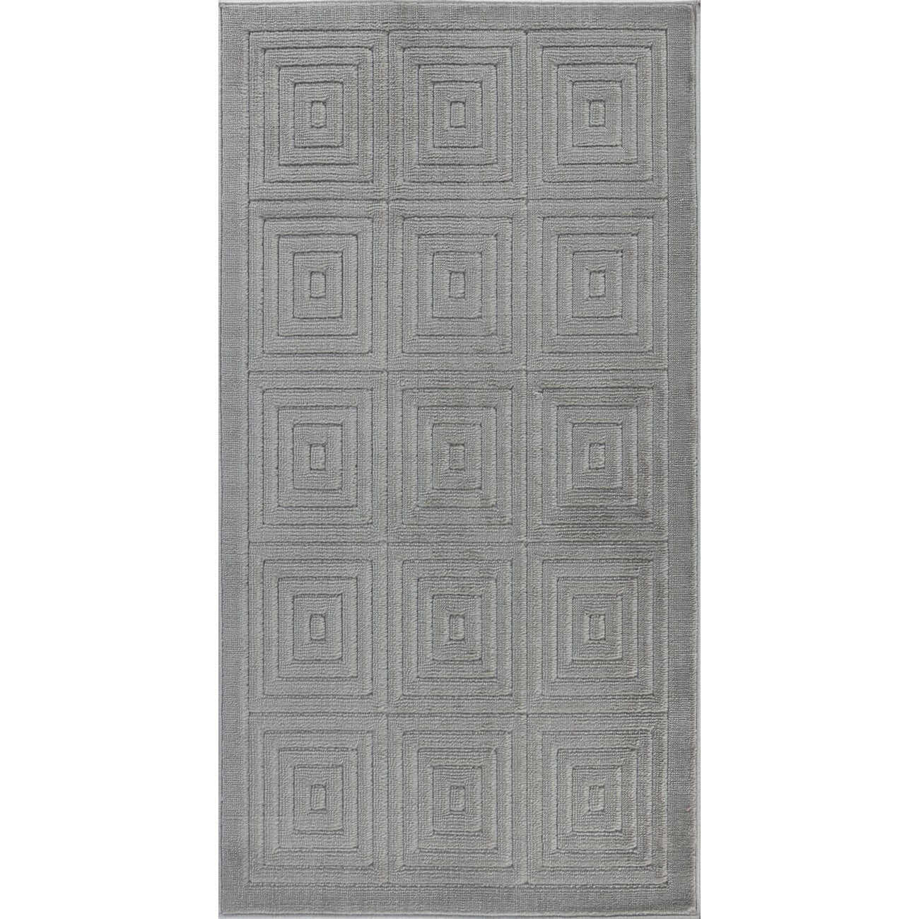 SAKURA Indoor & Outdoor Scandi Modern Grey Area Rug Flat