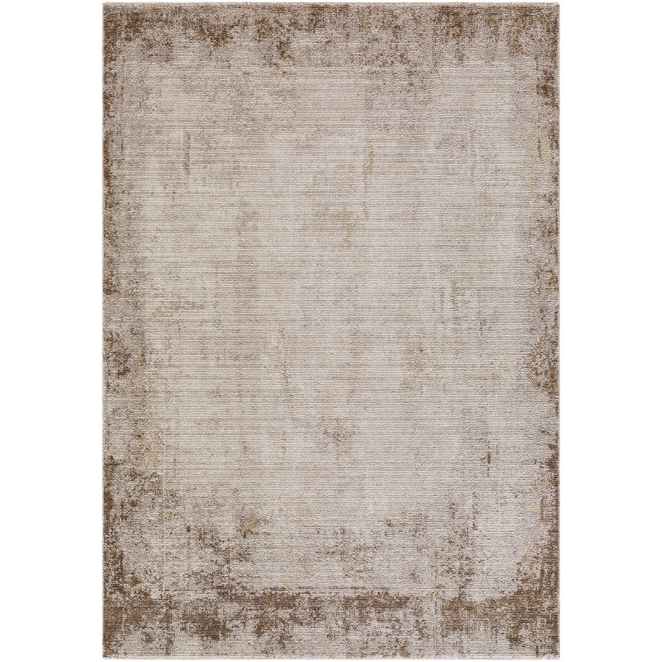 SARI Galey Alix x Livabliss Abstract Modern Marble Brown/Cream Area Rug Flat