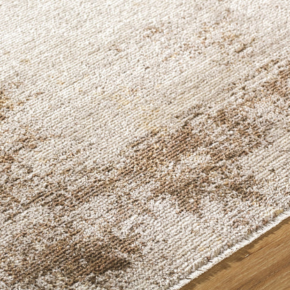 SARI Galey Alix x Livabliss Abstract Modern Marble Brown/Cream Area Rug Texture