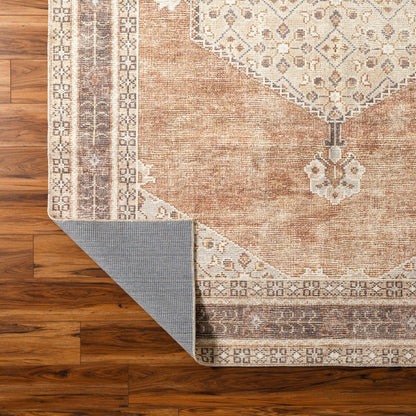 SIMRAN Becki Owens x Livabliss Vintage Traditional Oriental Boho Cinnamon Area Rug 