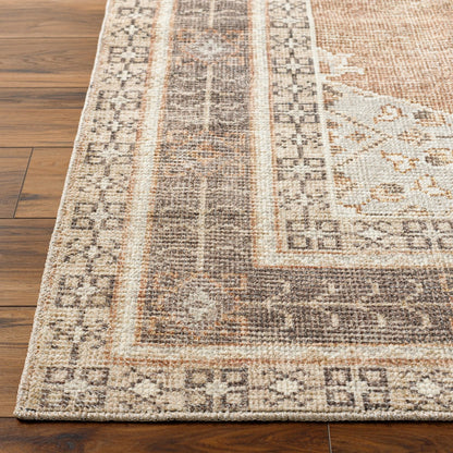 SIMRAN Becki Owens x Livabliss Vintage Traditional Oriental Boho Cinnamon Area Rug Front