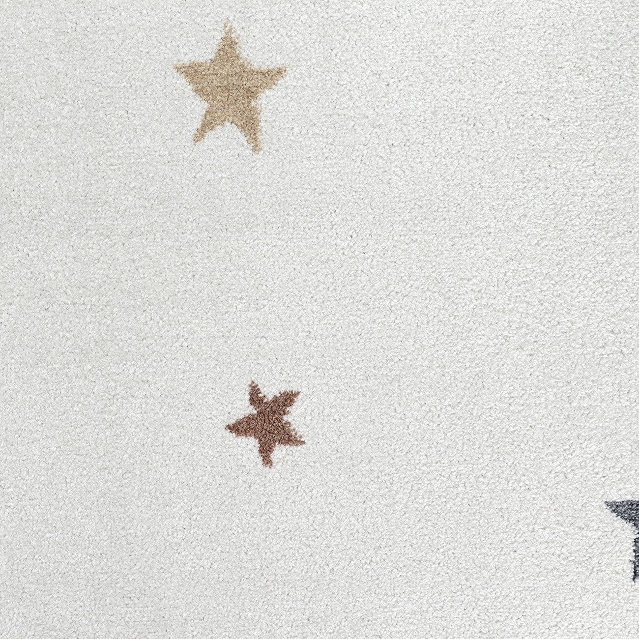 STELLA Machine Washable Multicolour/Beige Kids Room Rug Swatch