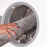 Royal 2-Piece Machine Washable Non-Slip Light Grey Bathroom Rug Set