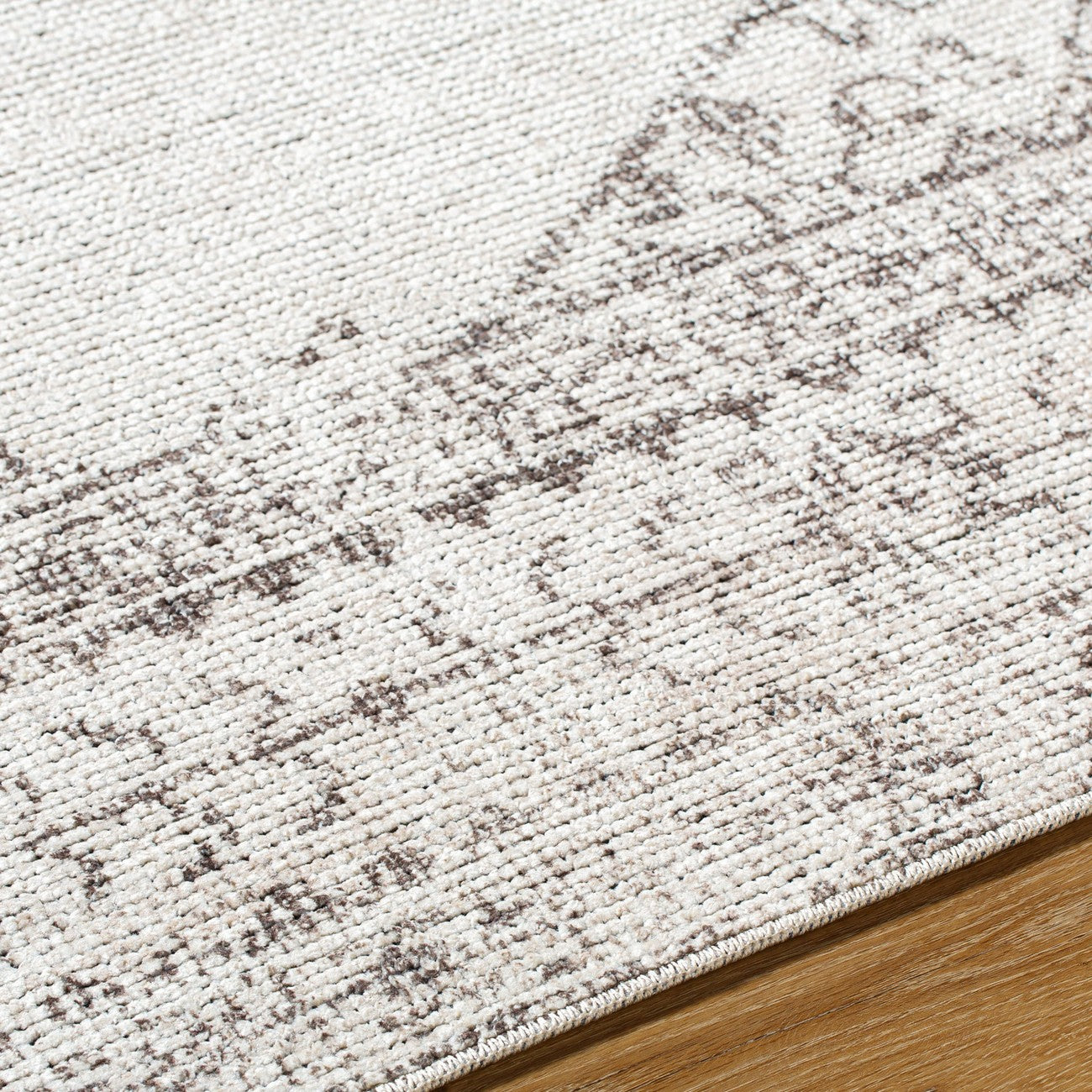 TALIA Our PNW Home x Livabliss Vintage Oriental Boho Tan/Cream Area Rug Texture