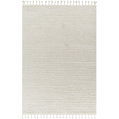 TATUM Scandi Global High Pile Ivory Area Rug Flat