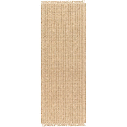 TOMI Becki Owens x Livabliss Natural Fiber Camel Jute Area Rug Flat