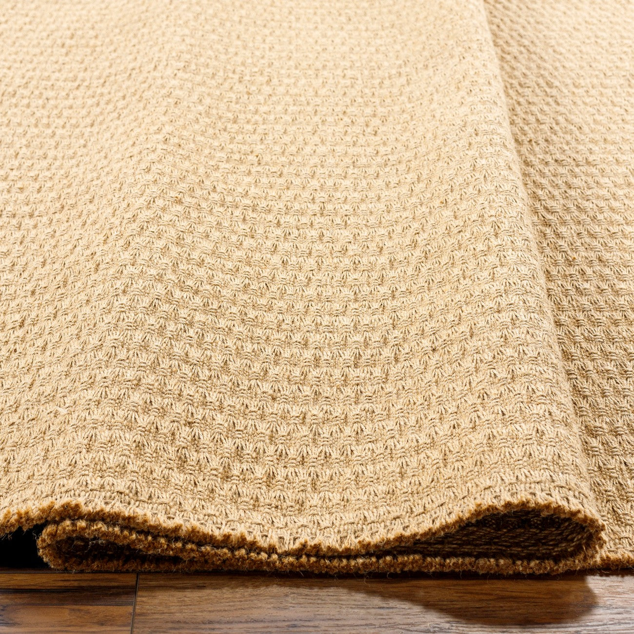 TOMI Becki Owens x Livabliss Natural Fiber Camel Jute Area Rug Texture