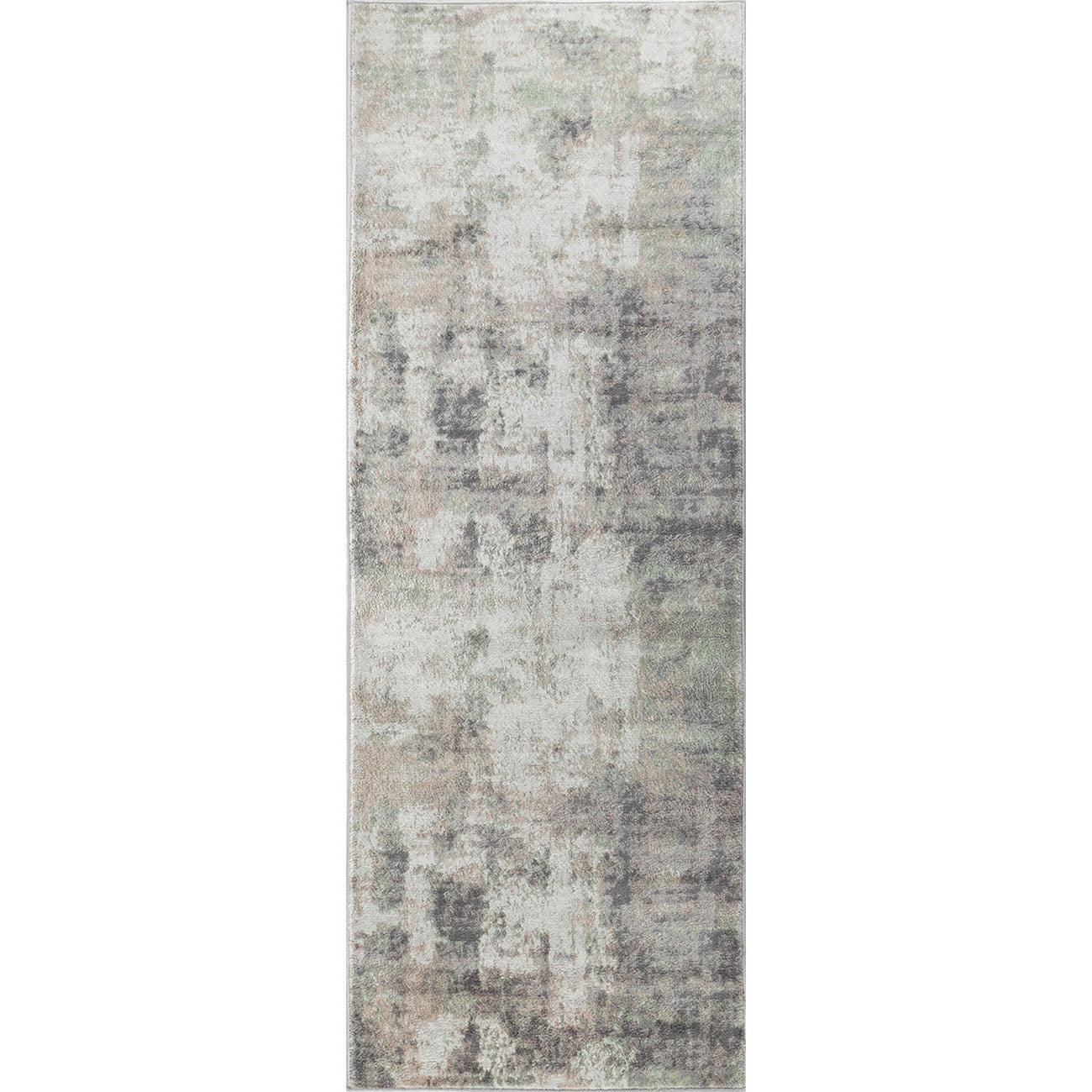 TOPAZ Abstract Modern Marble Light Brown/Charcoal Area Rug Flat