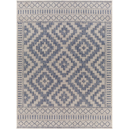 TRICIA Indoor & Outdoor Global Jute-Look Brown Area Rug Flat