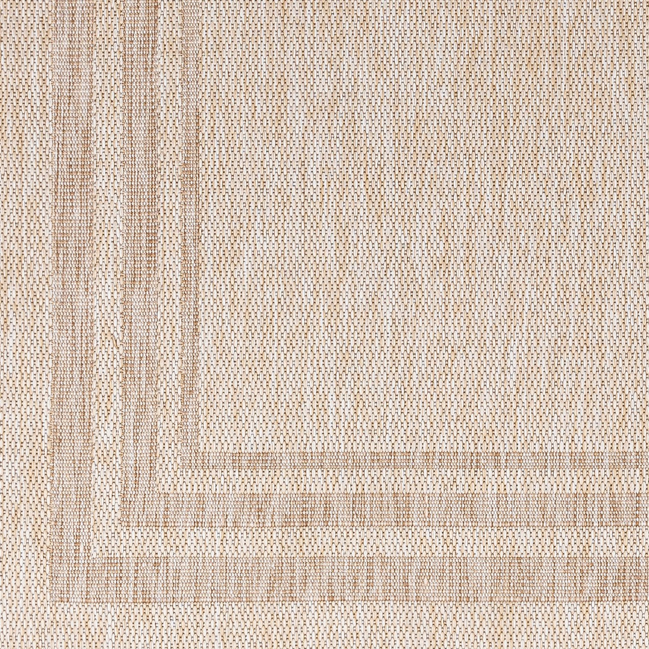 GEORGIA Indoor & Outdoor Cottage Jute-Look Beige Area Rug Swatch