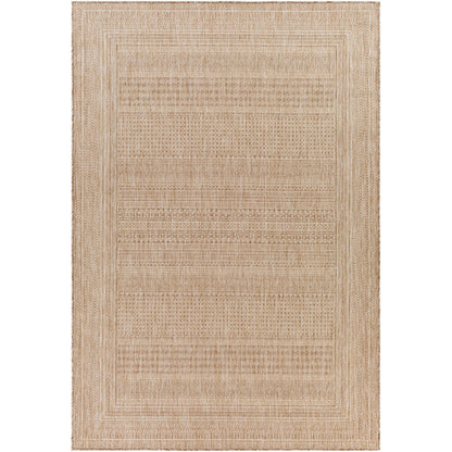 SIERRA Indoor & Outdoor Global Jute-Look Brown Area Rug Flat