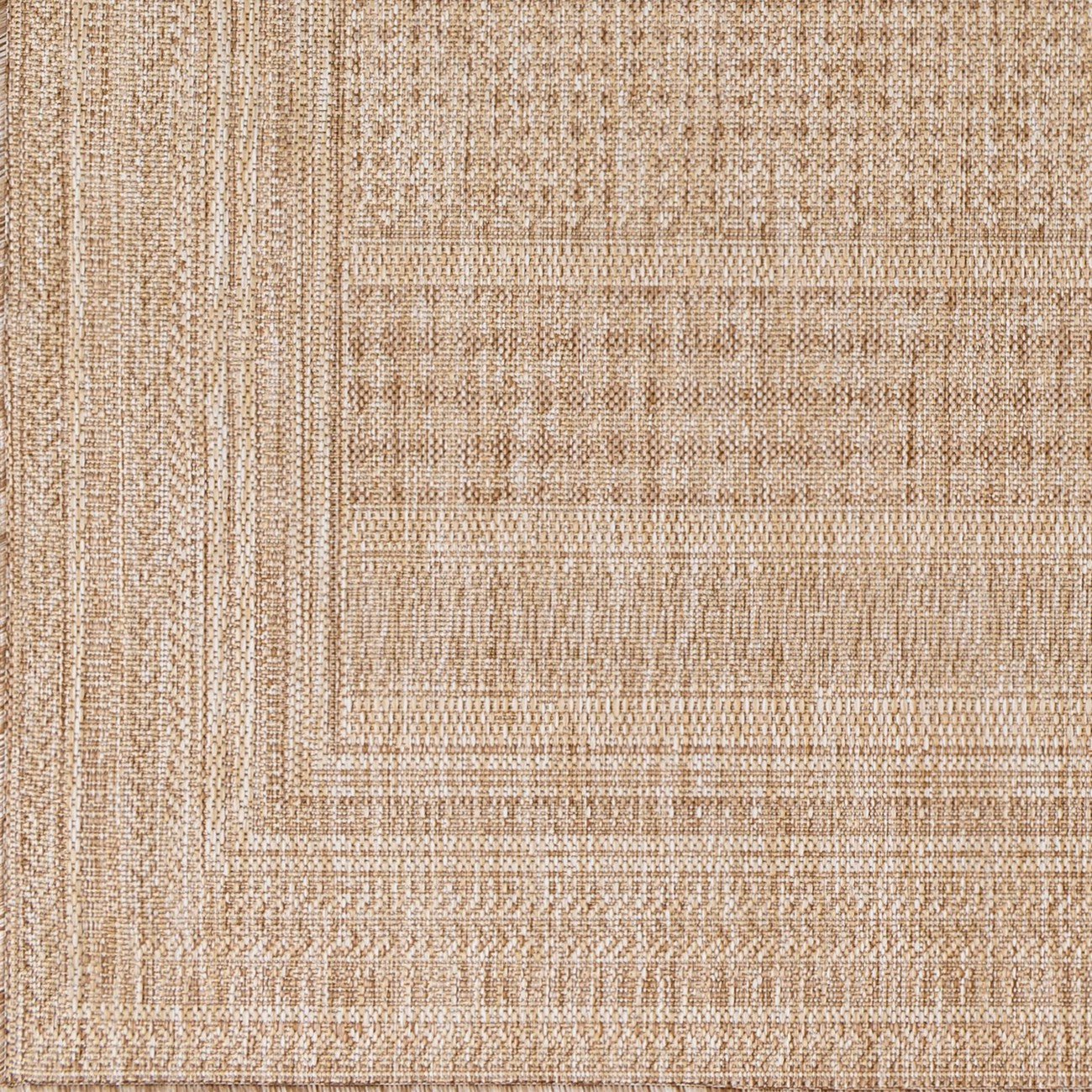 SIERRA Indoor & Outdoor Global Jute-Look Brown Area Rug Swatch