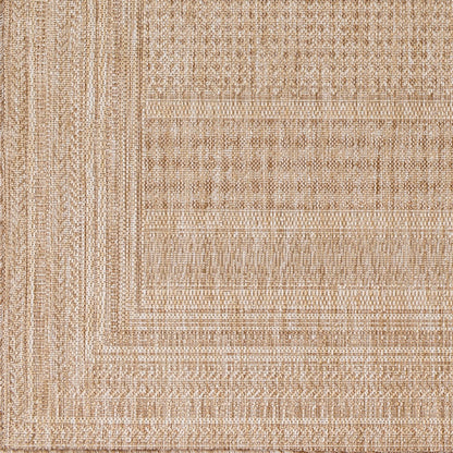 SIERRA Indoor & Outdoor Global Jute-Look Brown Area Rug Swatch