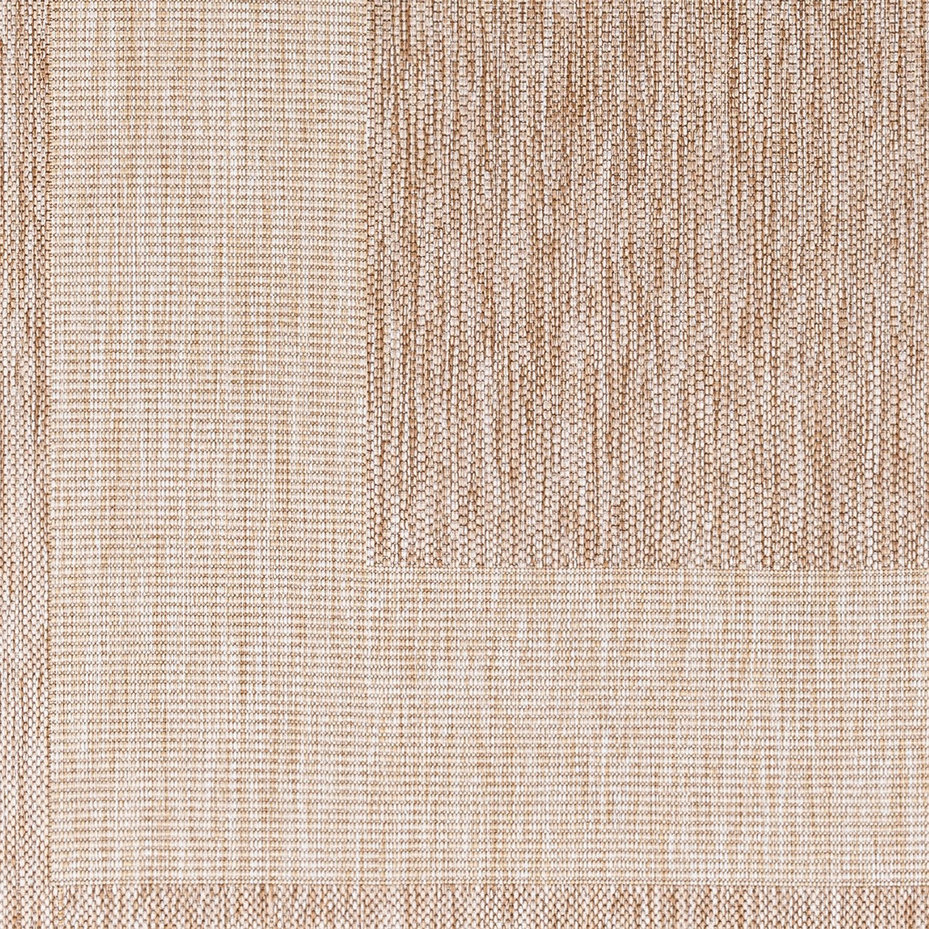 LAYLA Indoor & Outdoor Cottage Jute-Look Brown Area Rug Swatch