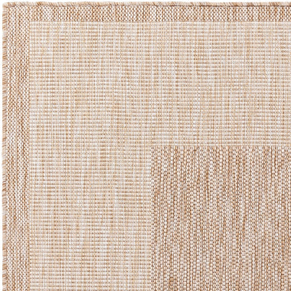 LAYLA Indoor & Outdoor Cottage Jute-Look Brown Area Rug Zoom