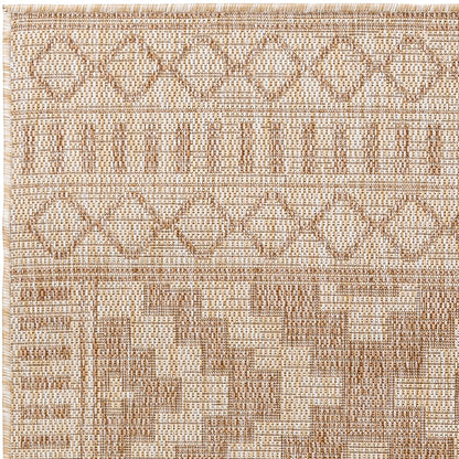 TRICIA Indoor & Outdoor Global Jute-Look Brown Area Rug Zoom