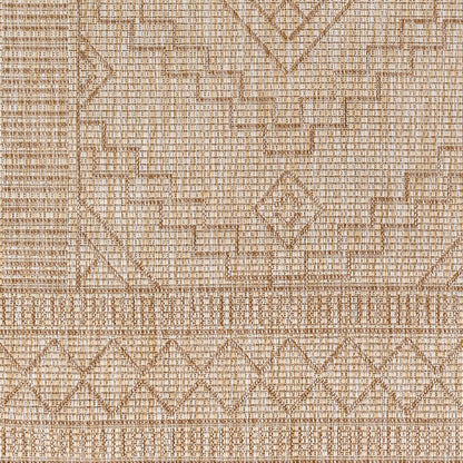 TRICIA Indoor & Outdoor Global Jute-Look Beige Area Rug Swatch