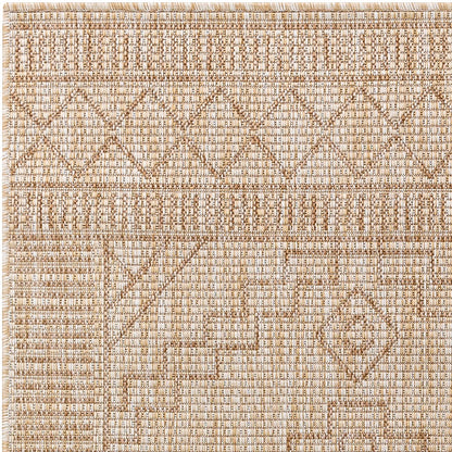 TRICIA Indoor & Outdoor Global Jute-Look Beige Area Rug Zoom