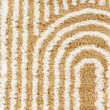 Christina Shaggy Modern Plush Pile Camel Rug