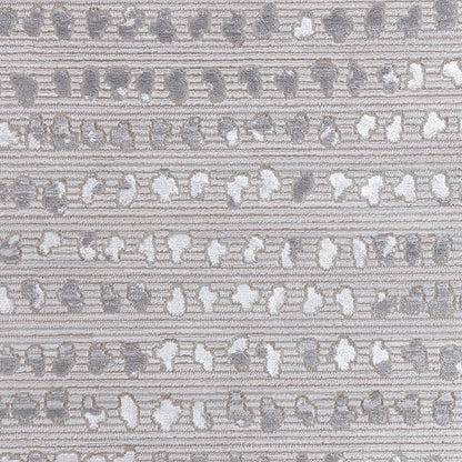 VALKIRIA Scandi Modern Beige/White Polka Dot Area Rug Swatch